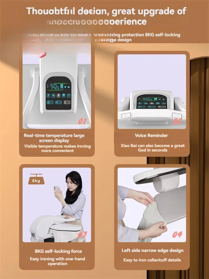 Żelazko parowe Inteligentne prasowanie parowe Żelazko wiszące Prasa do ubrań 110V/220V