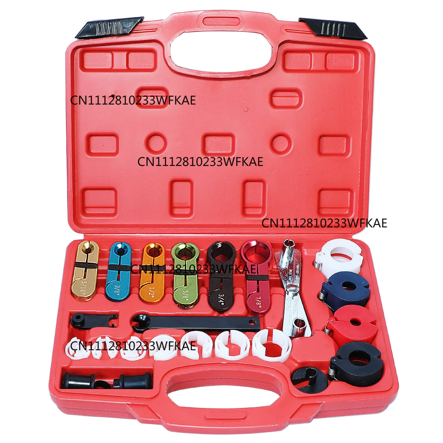 Automotive air conditioner refrigerant fluorine pipe disassembly quick coupling, fuel pipe compressor disassembly tool,22 pieces