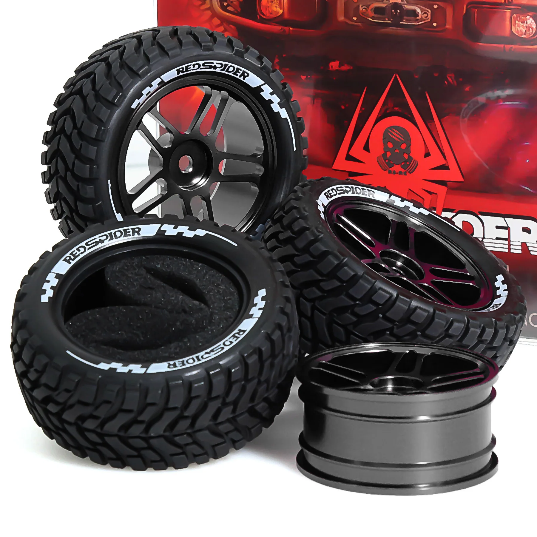 1/10 Off Road Wheels Drift Rims 75mm RC Tires for Rc Car Off-Road Drift Rock For HSP HPI 1:10 RC Racing Car Accessories
