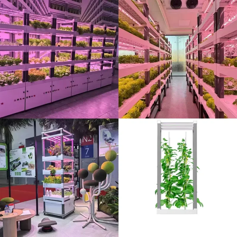Intelligent Indoor Garden Box App Control Hydroponics System for Home Kitchen Herb LED Soilless Cultivation with Automatic
