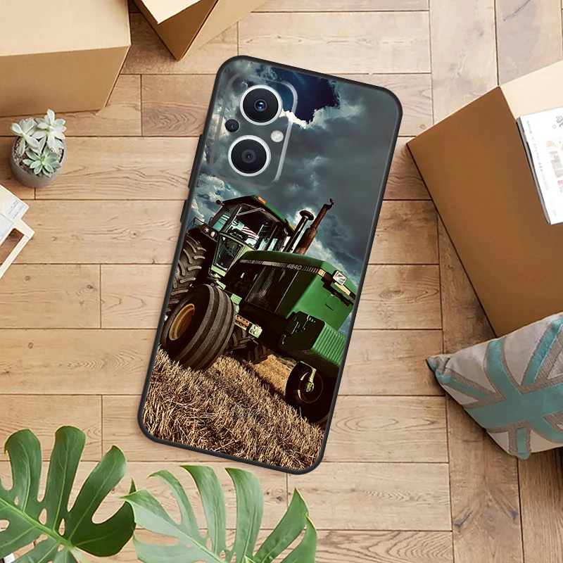 Funda para Tractor de vehículos agrícolas para OPPO Reno 13F 14F 12F 10 11 12 13 14 Pro 7 8 Lite OPPO Find X6 X5 X8 X9 Pro