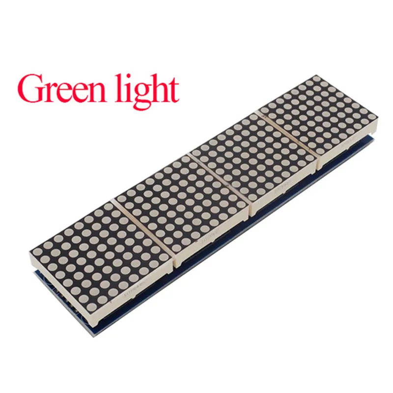 MAX7219 Dot Matrix Display Module, 4 em 1, MCU Control Drive Module, 4 em 1