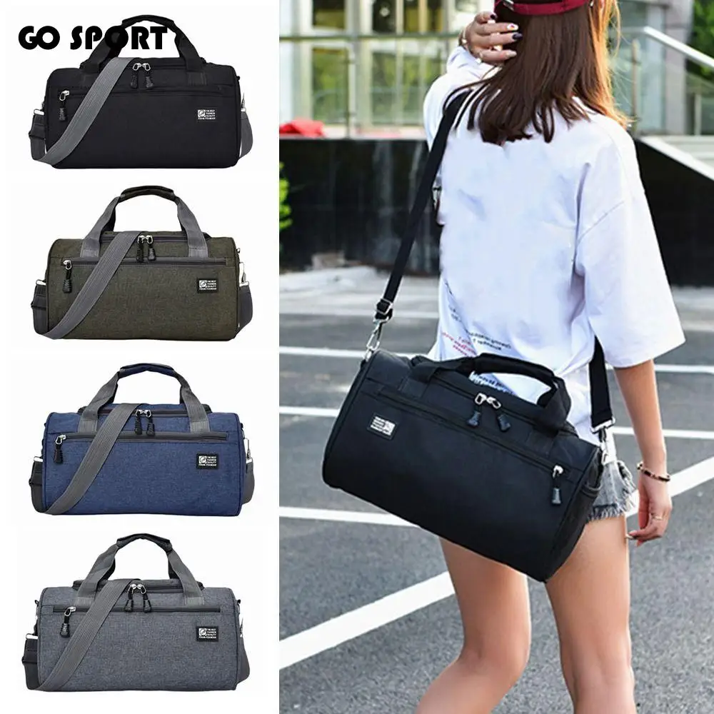 

Portable Travel Duffel Bag Large Capacity Crossbody Travel Luggage Bag Waterproof Wear-resistant Gym Shoulder Bag Business Trips