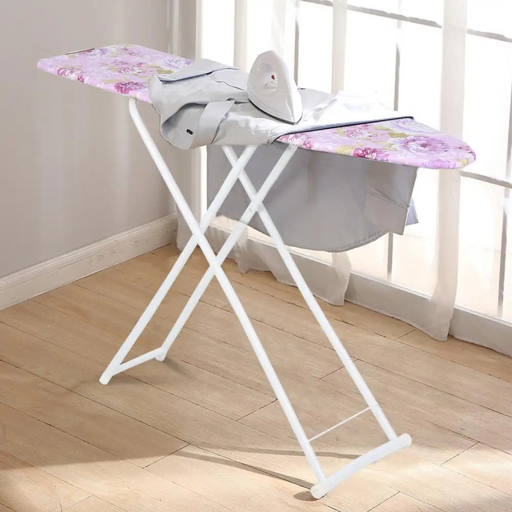 42 Inch, Foldable Household Ironing Board, Extended Ironing Board Outside with Heat-Resistant Cover