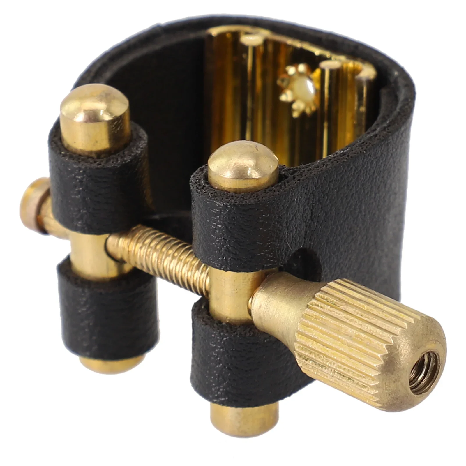 

Mouthpiece Ligature Soprano Sax 1pc Accessories Black For Soprano Sax Mouthpiece PU Leather Saxophone High Quality Useful