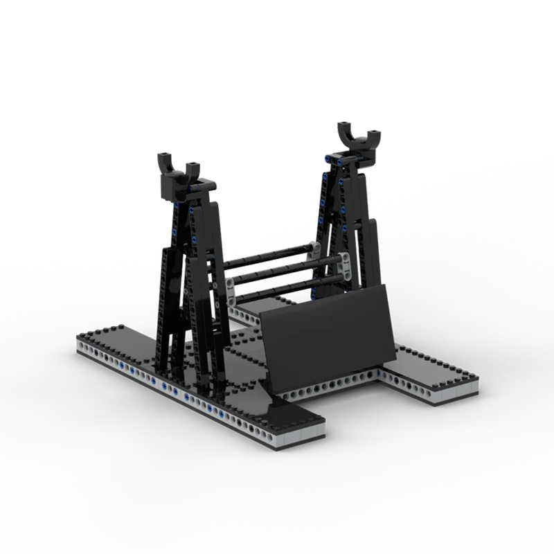 

349 частиц MOC, модель кронштейна космического корабля, сборка своими руками, строительный блок, игрушка, детский подарок на день рождения