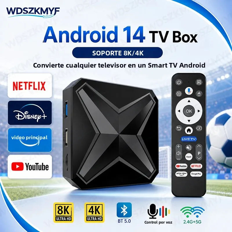 TV Box Q1 Android 14 8GB 128GB WiFi6
