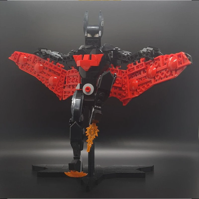 479pcs MOC Bat Man Beyond Hero Collection Model Building Blocks Home Decor Desk Display Shelf Accent Decorative Gift For Adults