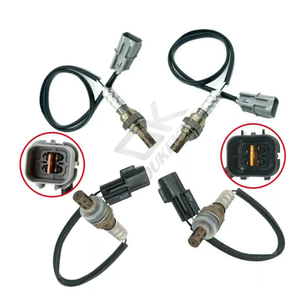 4Pcs Oxygen O2 Sensor Upstream Downstream Lambda for 2004-2010 Mitsubishi Endeavor 3.8L 234-4280 234-4655 234-4739 234-4741