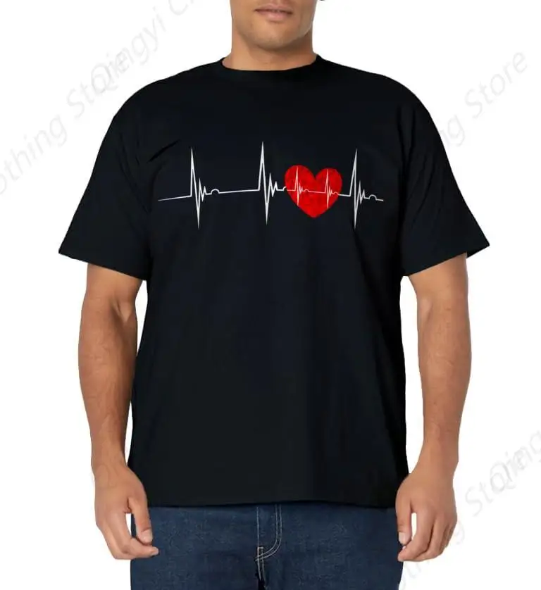 Cardiologist Heart EKG Heartbeat Pulseline Cardiology T-Shirt