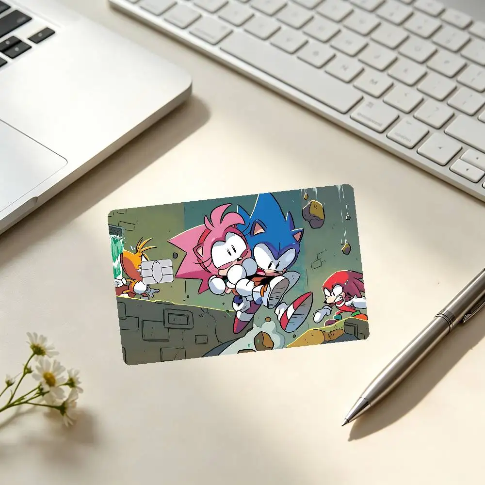 S-SupersonicS-s-SonicS-Game Card Stickers Credit Card DIY Card Protector Stickers Waterproof Film Skin Cover