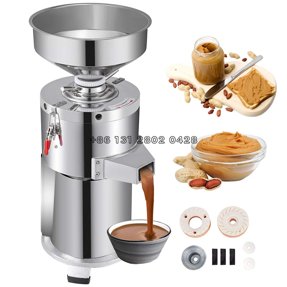 15KG/H Peanut Butter Tahini Paste Making Machine Sesame Sauce Grinder