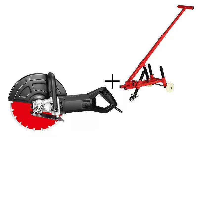 Wysokowydajna elektryczna frezarka do rowków i szczelin z silnikiem centralnym 220V 6000W, konstrukcja z długim uchwytem.