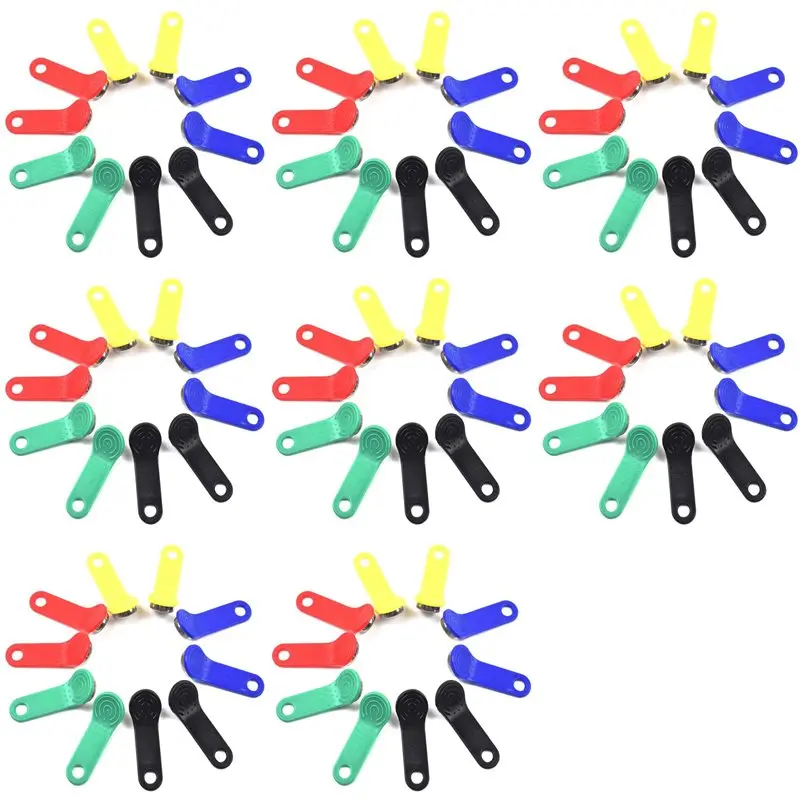 【MUST-HAVE】80Pcs/Lot Rewritable RFID Contact Memory Key RW1990 Ibutton For Copy Card Sauna Dallas Keys Cards