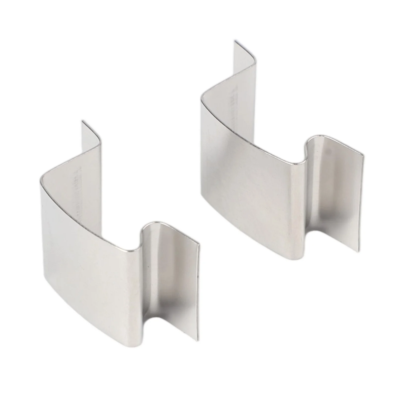 Silver Stainless Steel Greenhouse Glass Clips 25x15x10mm Easy Install Fixed Holder For Glazing Panel Plant Support Garden Tools