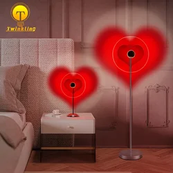 Romantic Love Acrylic Led Floor Lamp for Table Lamp Wedding Projection Bedroom Ambience Light