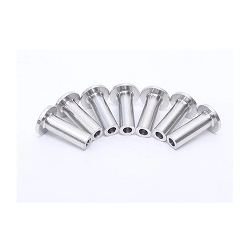 2pcs Steel Wire Protective Sleeve 316 Stainless Steel Collar For 3mm 4mm Rope Closure Guardrail Parts