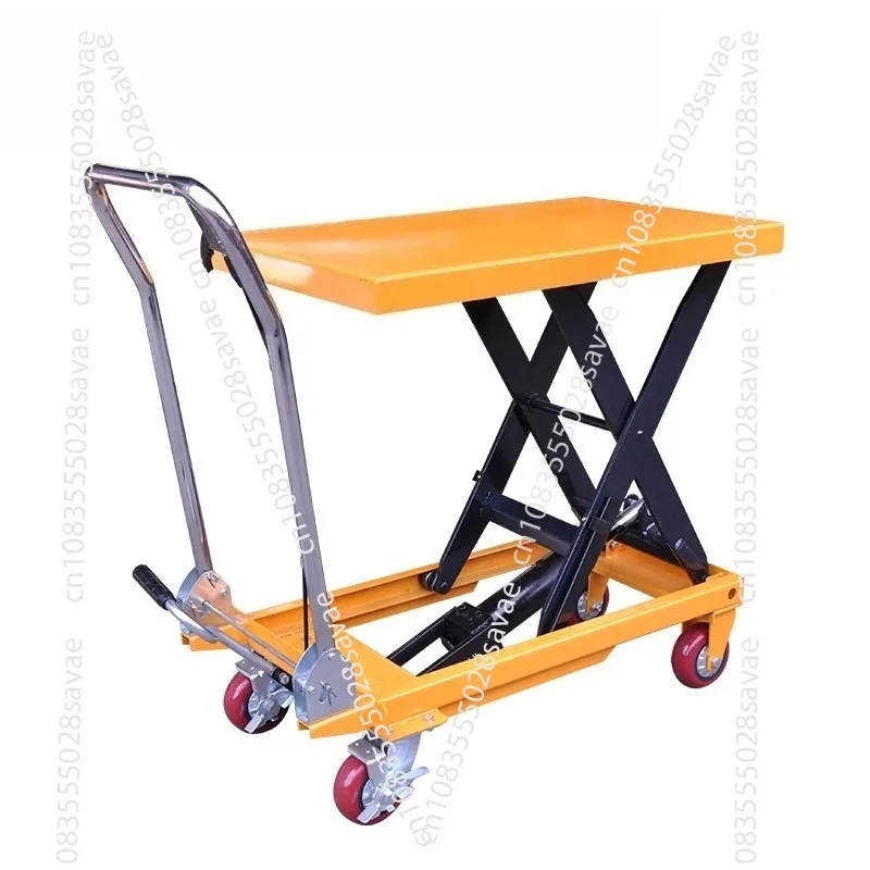 Hubplattform-LKW Manueller hydraulischer Hub Feste Hubplattform Mobiler kleiner elektrischer Gabelstapler