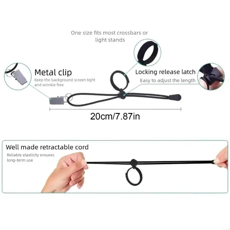 4Pcs Multipurpose Photography Accessory Grips Garments Backdrops Without Damaging Portable Stage Performances Clip 6XDA