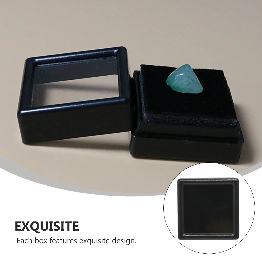 

5Pcs Durable Jewelry Display Box with Exquisite Design for Earrings Rings Gemstones Perfect for Gifting Gems Box