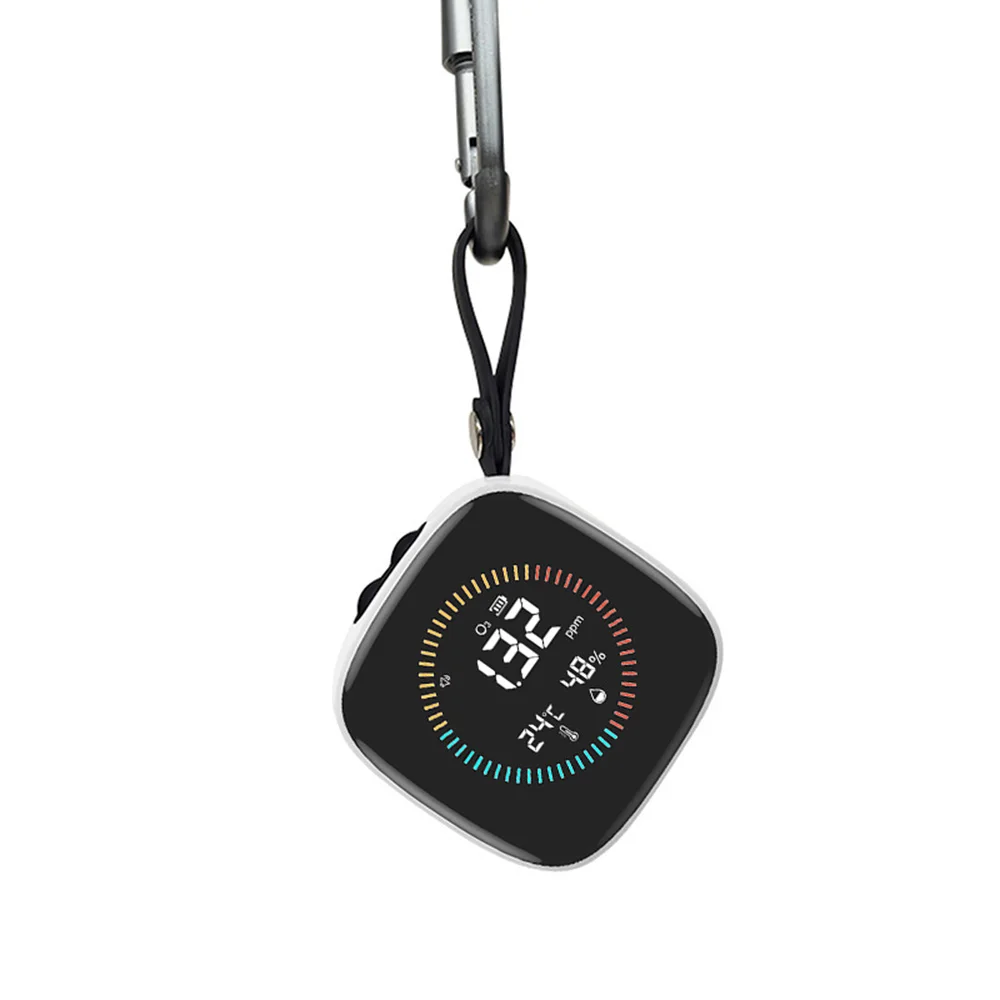 Portable Mini 3-in-1 O3 (Ozone) Detector Temperature Humidity with Rechargeable Lithium Battery 2000mah