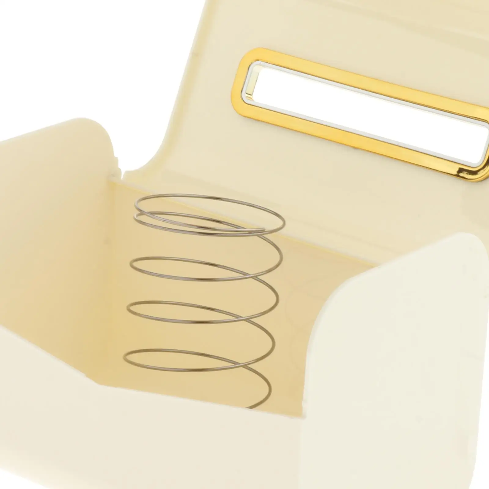 Facial Tissue Storage Box with Spring for Restaurant Bathroom Countertop