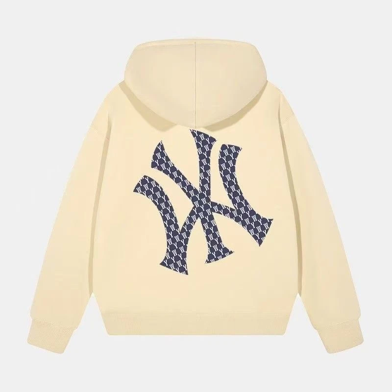 

[XNF Official Store]320 Of Grams Heavy Cotton! NMB Big Logo NY Printed Vintage Hoodie Trend Warm Fleece Men's Women's Tops