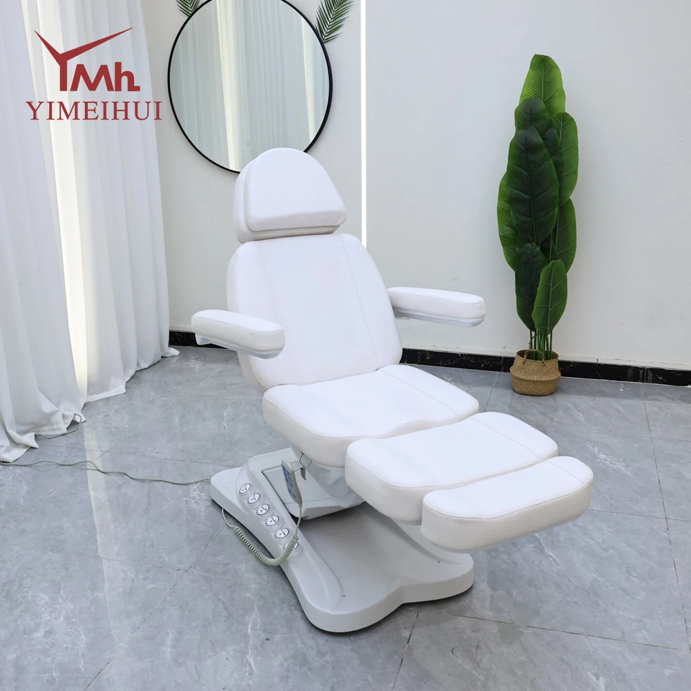 

3 Motors Electric Facial Bed with Ambient Light and Foot Control for Salon and Beauty Training