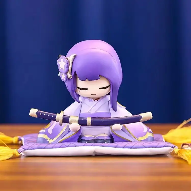Statue Genshin Impact de Sa Majesté, Figurine d'Anime Raiden Shogun, Figurine d'Action Klee/Paimon, Modèle de Poupée, Jouets, Cadeaux