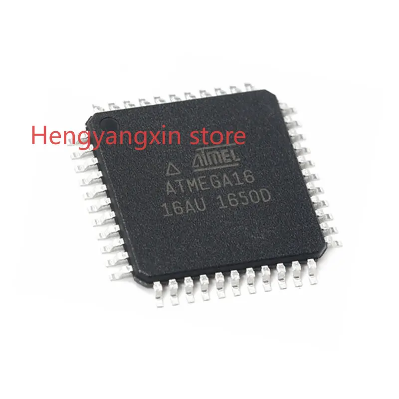 5Pcs ATMEGA16-16AU ,TQFP-44 ,ATMEGA16-16AUR, 8-bit Microcontrollers - MCU 16kB Flash 0.5kB EEPROM 32 I/O , Brand New Original