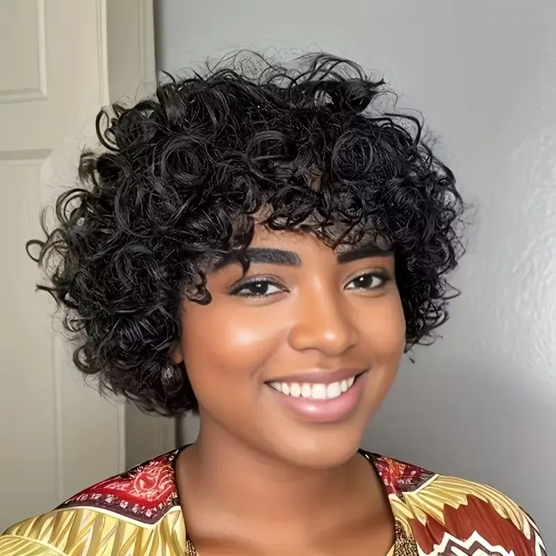 Pixie Curly 100% Hu… - image