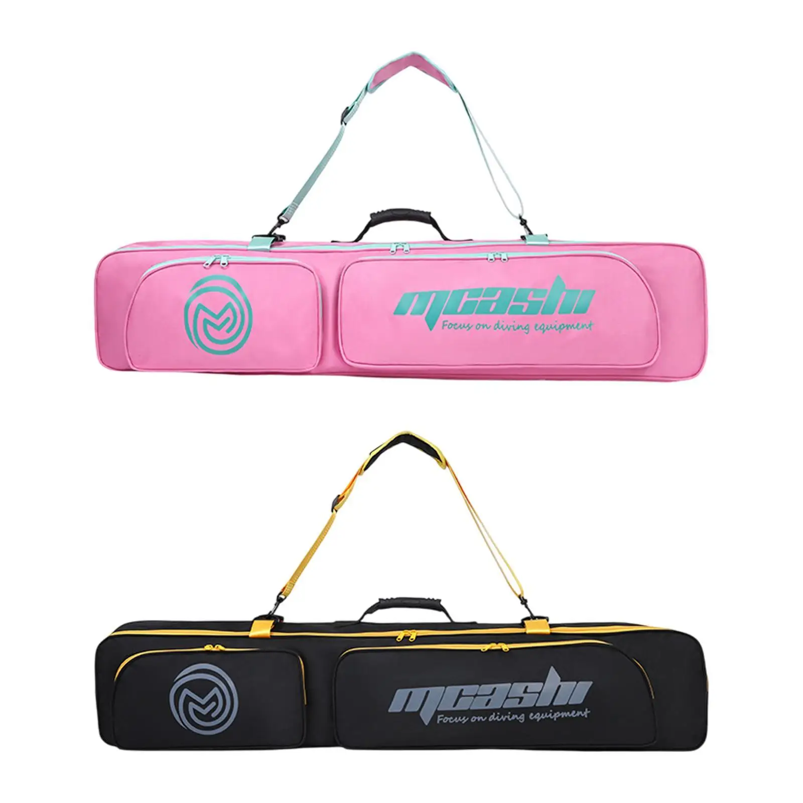 Long Fins Bag Tote Heavy Duty Lightweight Scuba Diving Gear Storage Flippers Bag for Spearfishing Beach Snorkel for Men Women