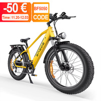 ENGWE E26 Adult Electric Bicycle 250W 16AH Removable Battery Hydraulic Suspension Electric Bike 26*4.0 Fat Tire Mountain EBike