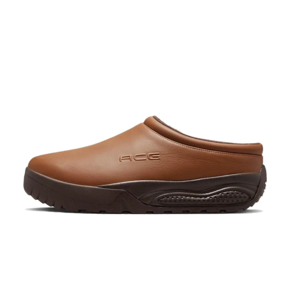 Nike ACG Rufus Retro Classic Versatile Premium Non-Slip Soft and Comfortable Slip-On Round-Toe Sandals  Brown Men's HV4087-200