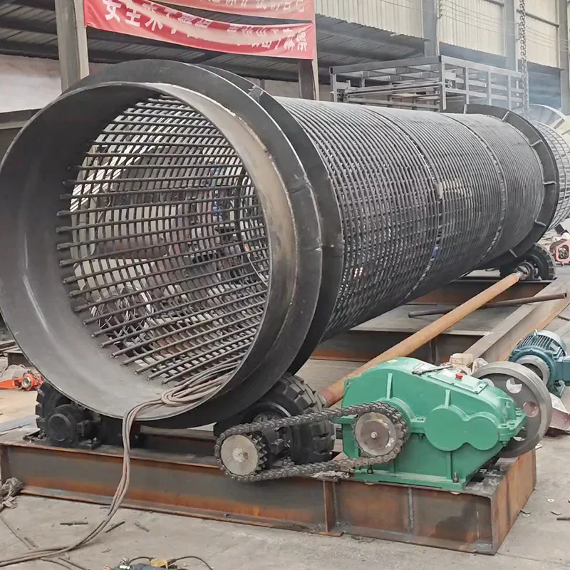 Rolling screen large stone shaftless roller screen sand machine