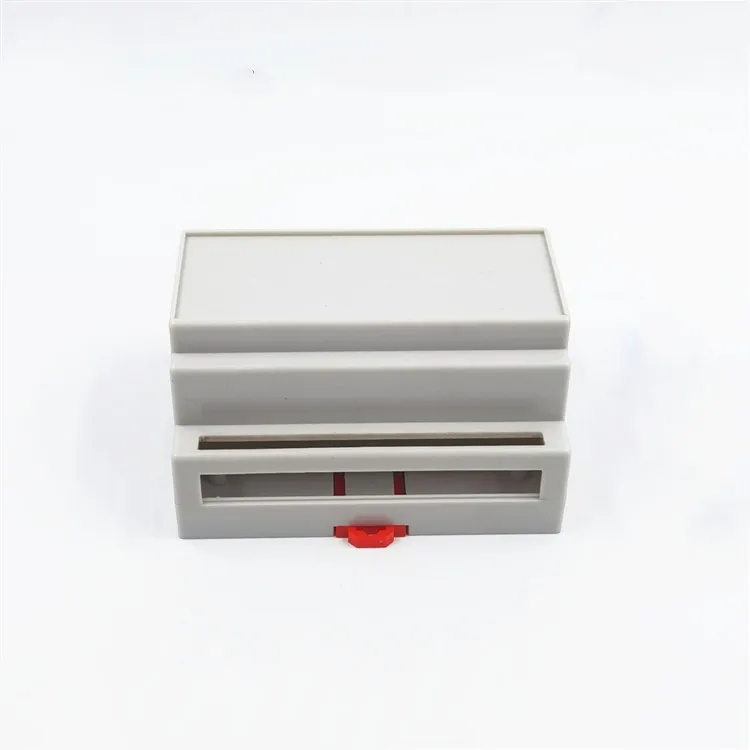 1pcs PLC DIN 35-Rail  Electrical Shell Grid Isolation Module ABS Plastic Case 88x107x59mm 4-03-4 Junction Box instrument housing