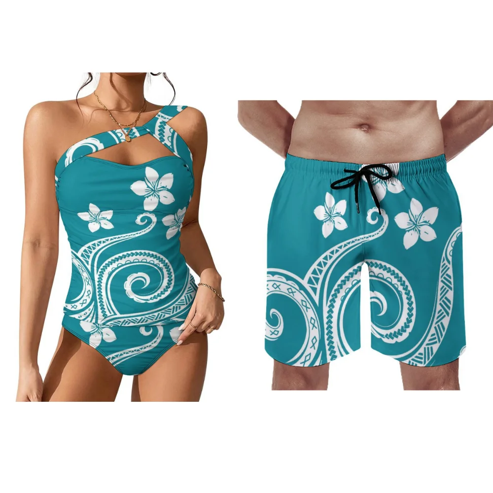 Badkleding Voor Dames Badmode Op Maat Gemaakt Polynesische Kunstenaar Temperament Badmode Voor Dames Bikini Voor Mannen Strandbroek Pacific Island