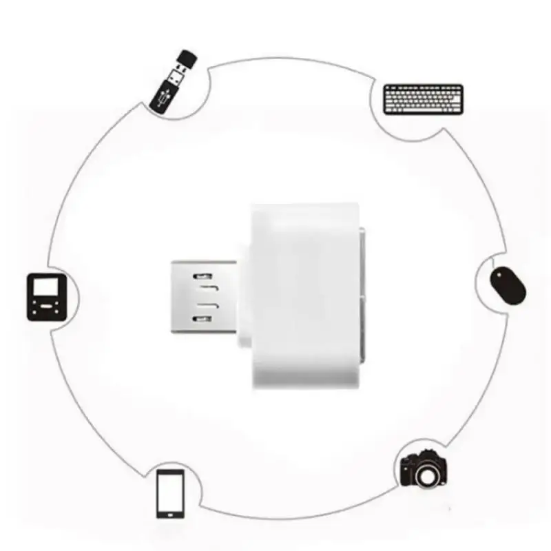 Convertidor OTG macho tipo C de alta velocidad a USB hembra, conexión estable para unidad Flash USB, lector de tarjetas, ratón y otros dispositivos USB