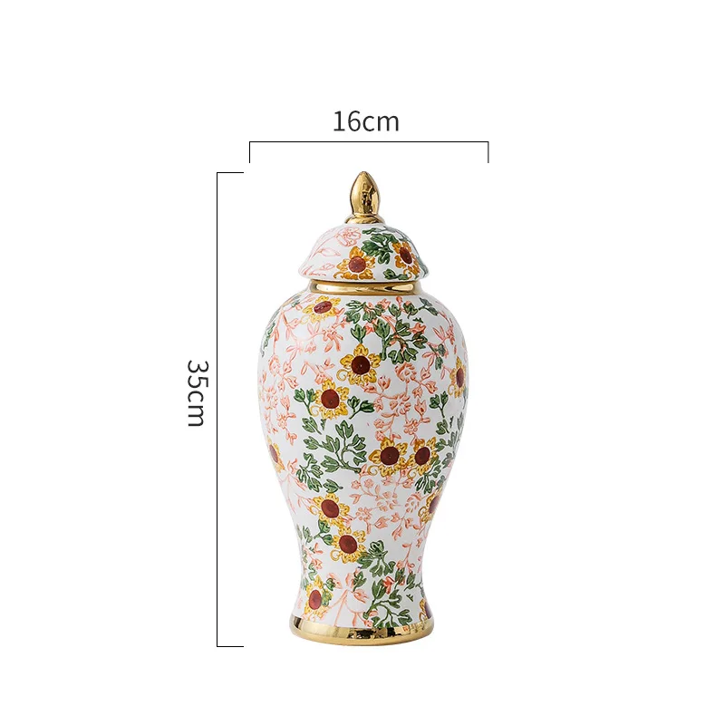 

ZML color general jar storage ceramic decorative vase living room entrance ornament