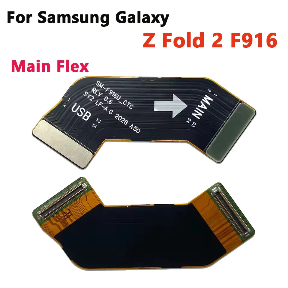 1PCS Spin Axis Flex For Samsung Z Fold 1 2 3 4 5 6 MainBoard Connector LCD Display USB Flex Cable For Samsung Z Flip 1 2 3 4 5