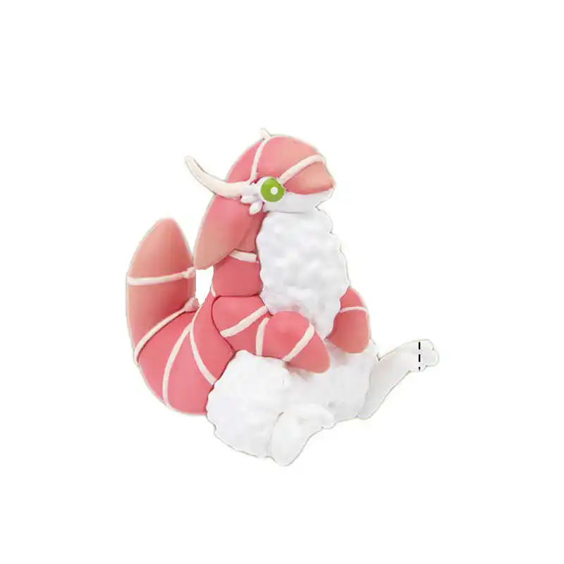 Original Qualia Gashapon Sushi Dragon 2 Qversion Mini Anime Action Figure Model Art Toy Gifts Cartoon Character Collection