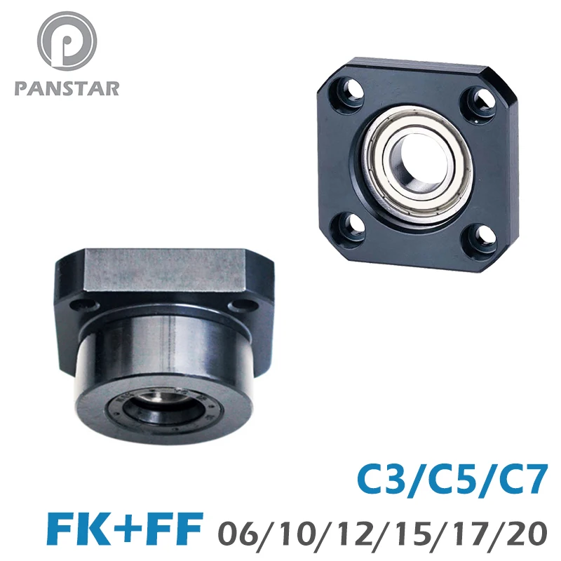 PANSTAR Support Unit Set FKFF C3 C5 C7 Ball Screw Professional Ends FKFF6 FKFF10 FKFF12 FKFF15 FKFF17 FKFF20 TBI HIWIN CNC Parts