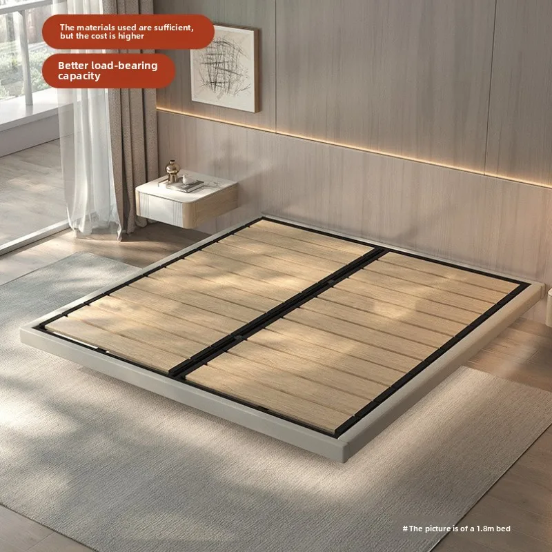 Minimalist suspension bed Italian modern comfortable double bed frame household luxury camas y armazones de cama room furniture