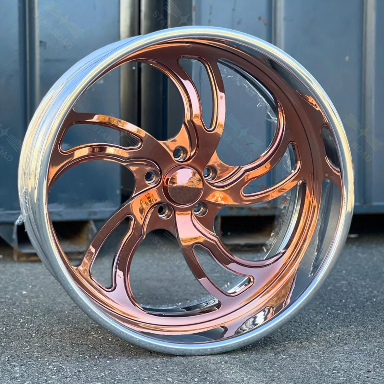 

Concave Chrome 2Piece 20 22 24 26 Inch Forged Alloy Wheels Chrome Rims US Hub Wheels Deep Lips 5 6 Bolts for Chevrolet