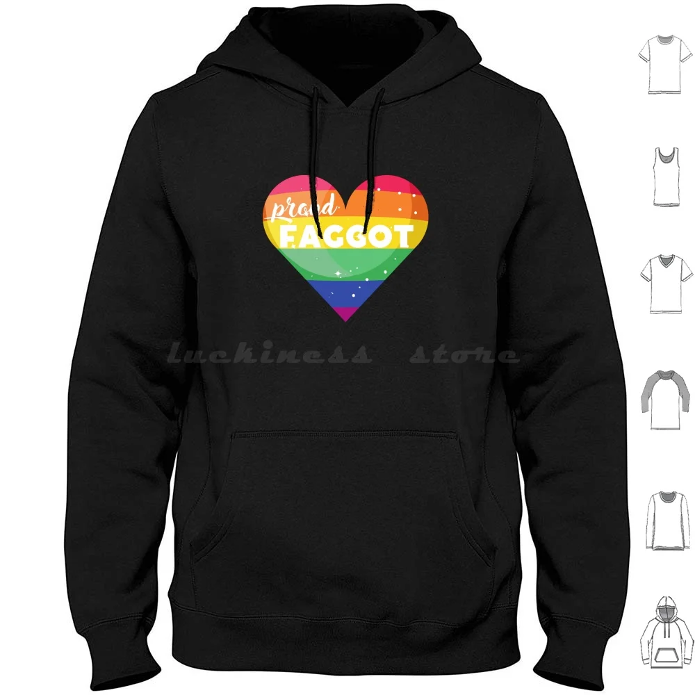 

Proud Faggot Толстовка из хлопка с длинным рукавом Faggot Fag Bisexual Queer Pride Funny Love Trans Homo Rainbow Bi Meme Pansexual Blue