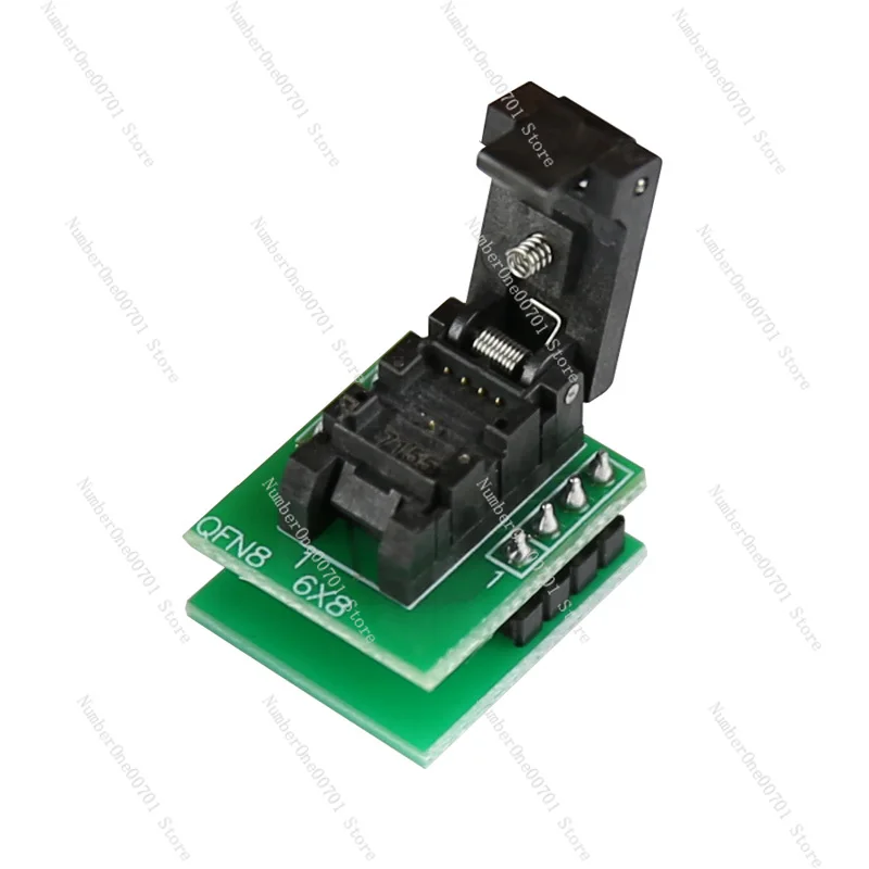 WSON8 programming seat QFN8 programming seat 6 * 8mm5 * 6 test seat 25 series chip flash flip adapter