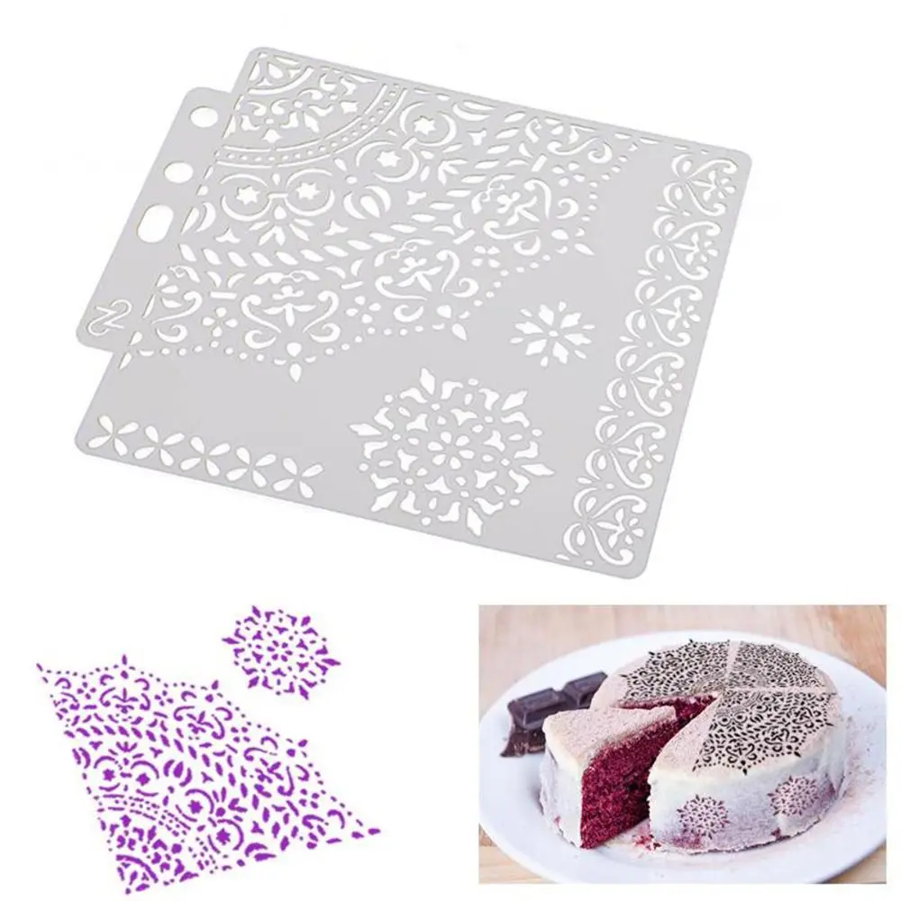 1 Pcs Tree Vine Flower Leaf Flower Fondant Cake Mold Mold Border Lace Decoration Icing Sugar Crafts Tool Spray Flower Template