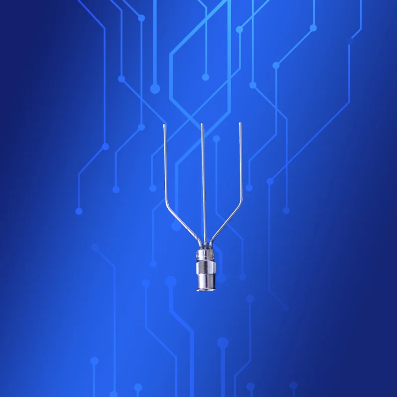 

Бесплатная доставка, 2 шт., качество 18G-22G, нестандартные металлические дозирующие иглы из нержавеющей стали, три конца с 3 иглами 1/2 дюйма