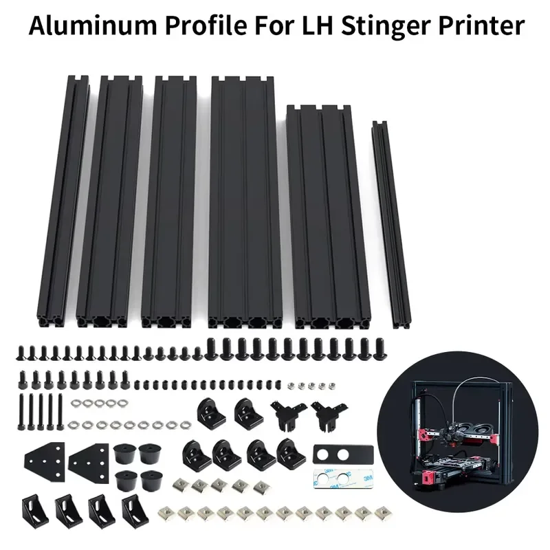 for LH Stinger 3D Printer Accessories High Quality Structural Kit Aluminum Profile for LH Stinger Printer