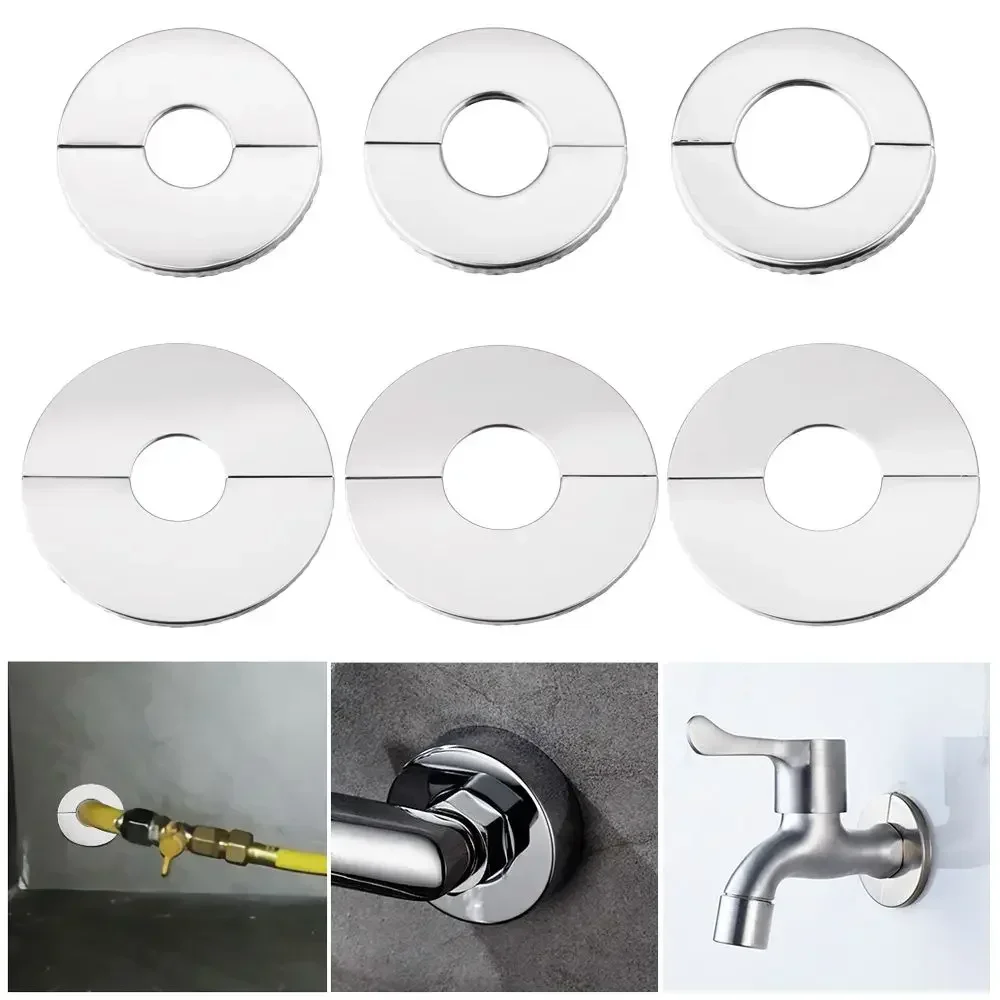 Bathroom Pipe Wall Covers Faucet Decorative Cover Stainless Steel Shower  Faucet Cover Faucet Accessories Bathroom Hardware